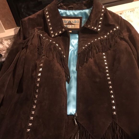 LEATHER FRINGE JACKET - Picture 5 of 8